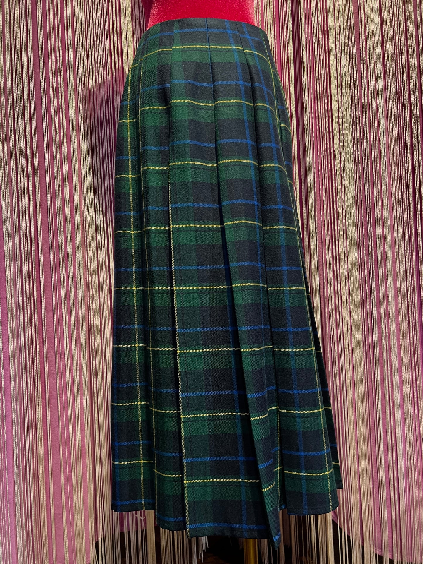 5 Progress gonna kilt tartan con decorazioni borchie e cristalli