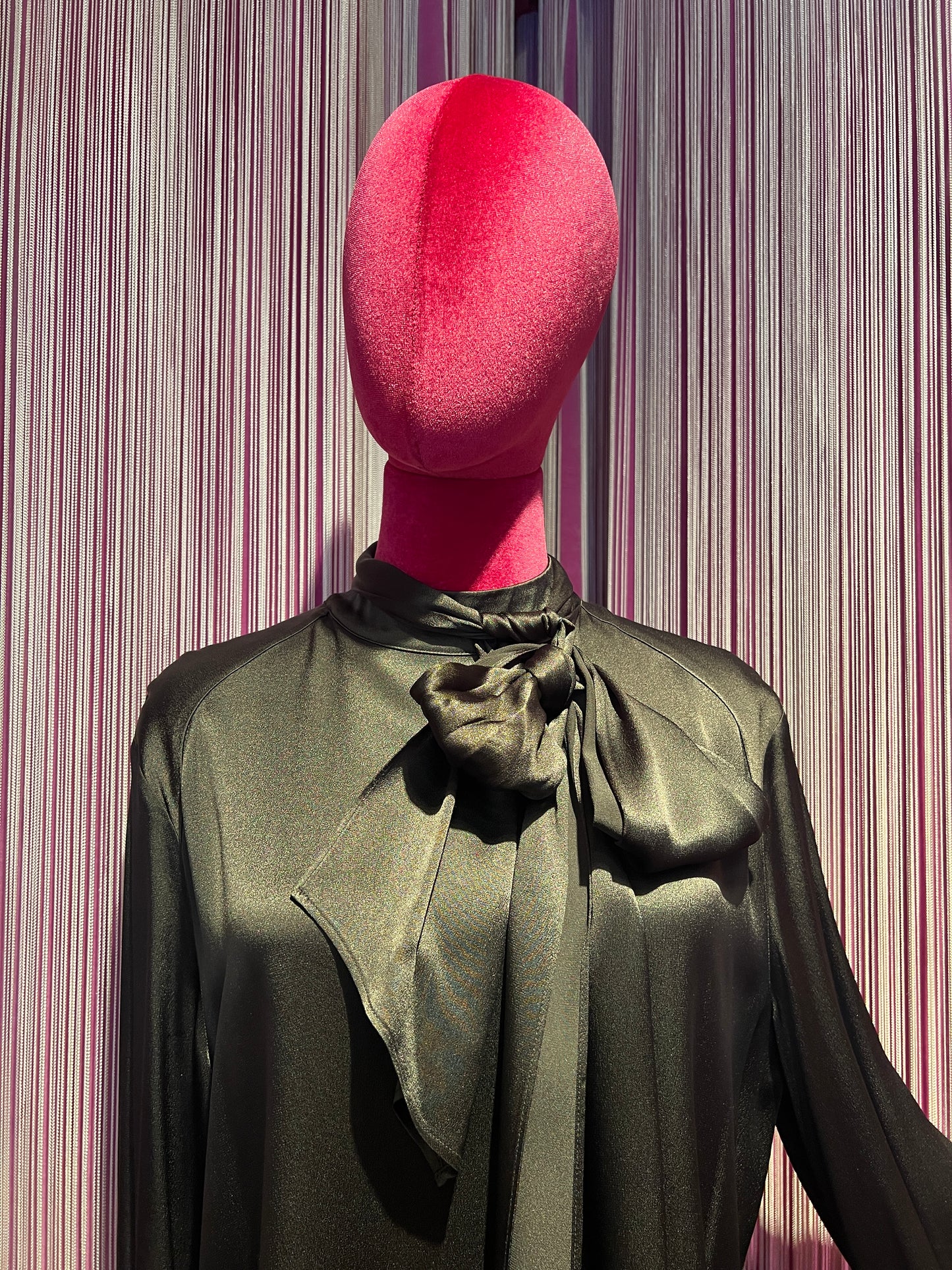 Semicouture abito corto marrone con fiocco