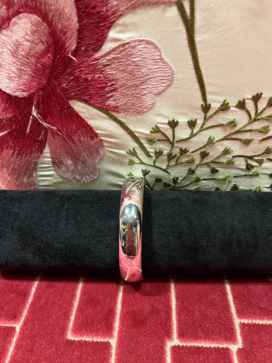 Bracciale liscio argento con chiusura a molla piccolo