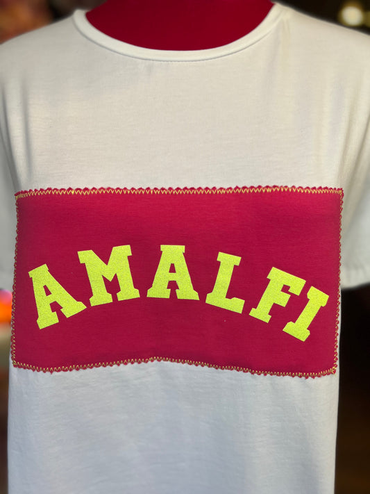 Clo’h ma occasione imperdibile t-shirt bianca cotone Amalfi