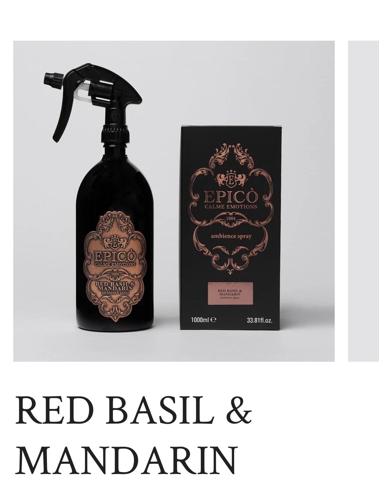 Epico ‘ red basil & mandarin ambience spray 100ml