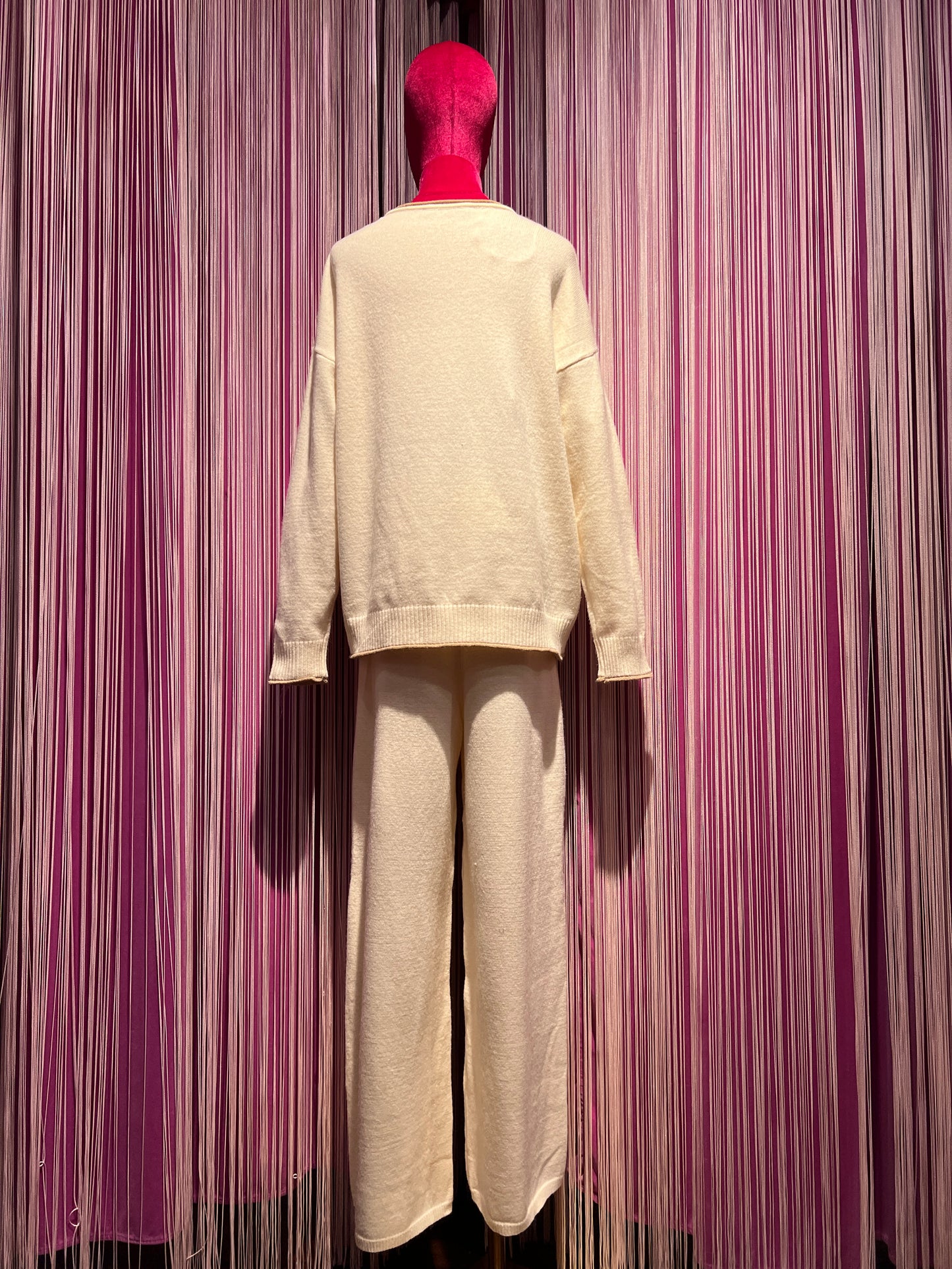 Love & roses completo maglia e pantalone cuore