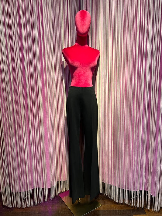 SU official pantalone nero elasticizzato con elastico in vita