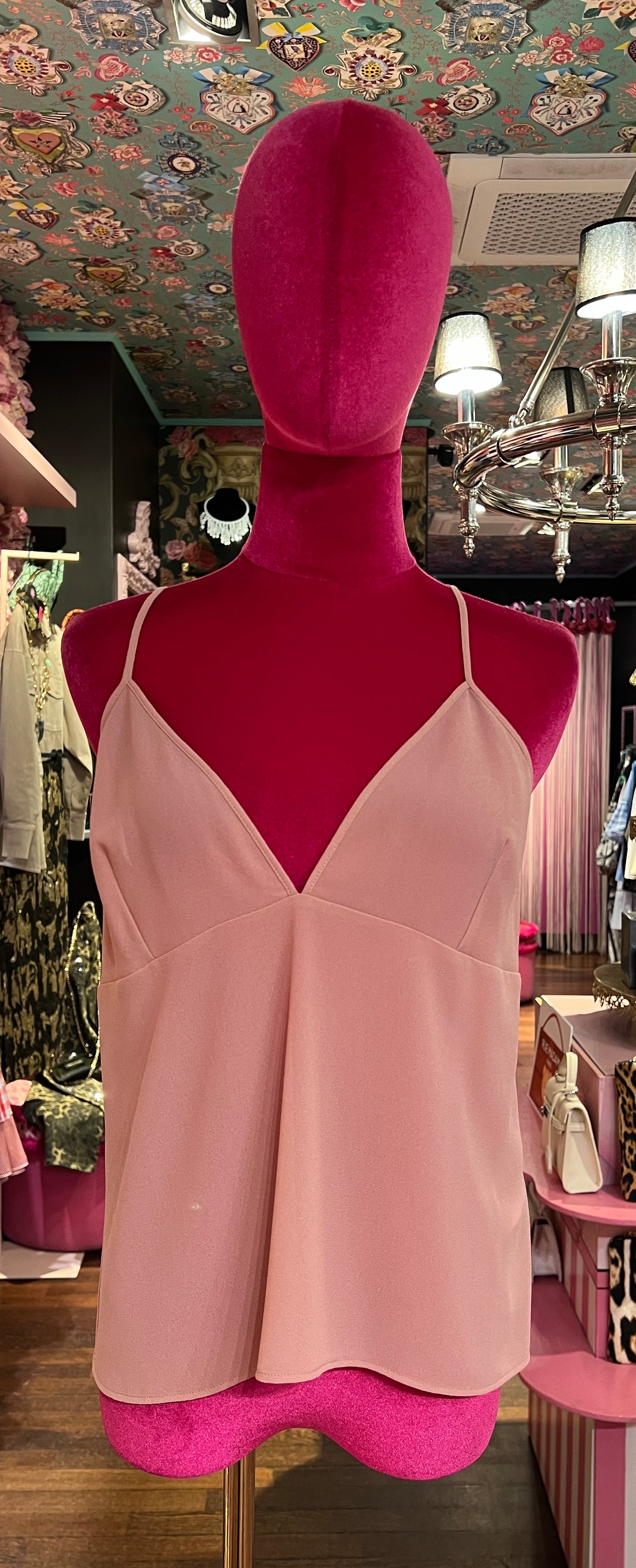 Semicouture top Zoe rosa cipria
