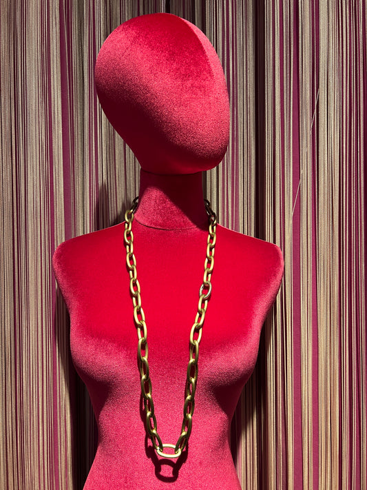 Aleva’ collana Rodi catena argento satinato