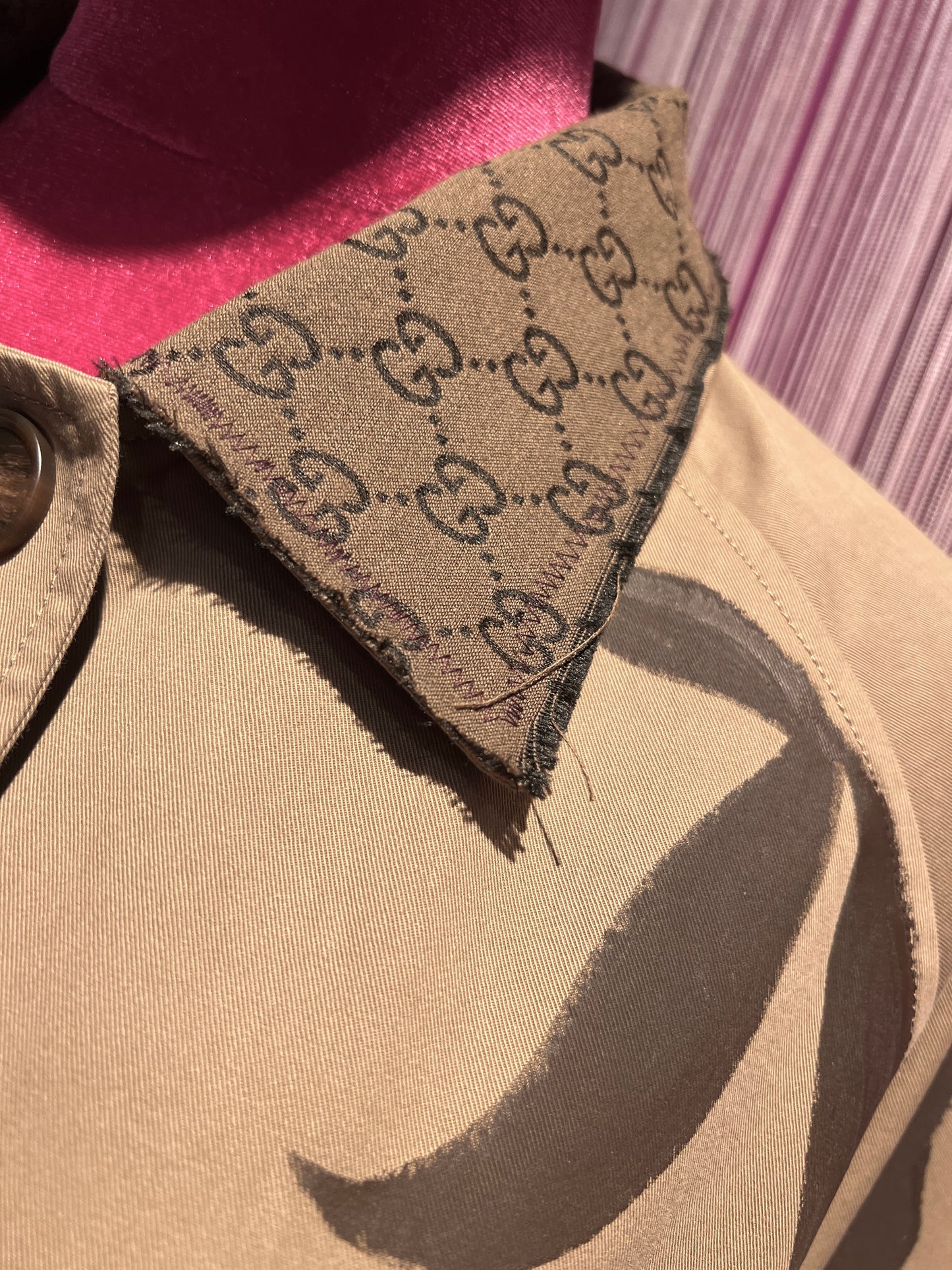 ABpink🩷 trekkina stoffa vintage marrone