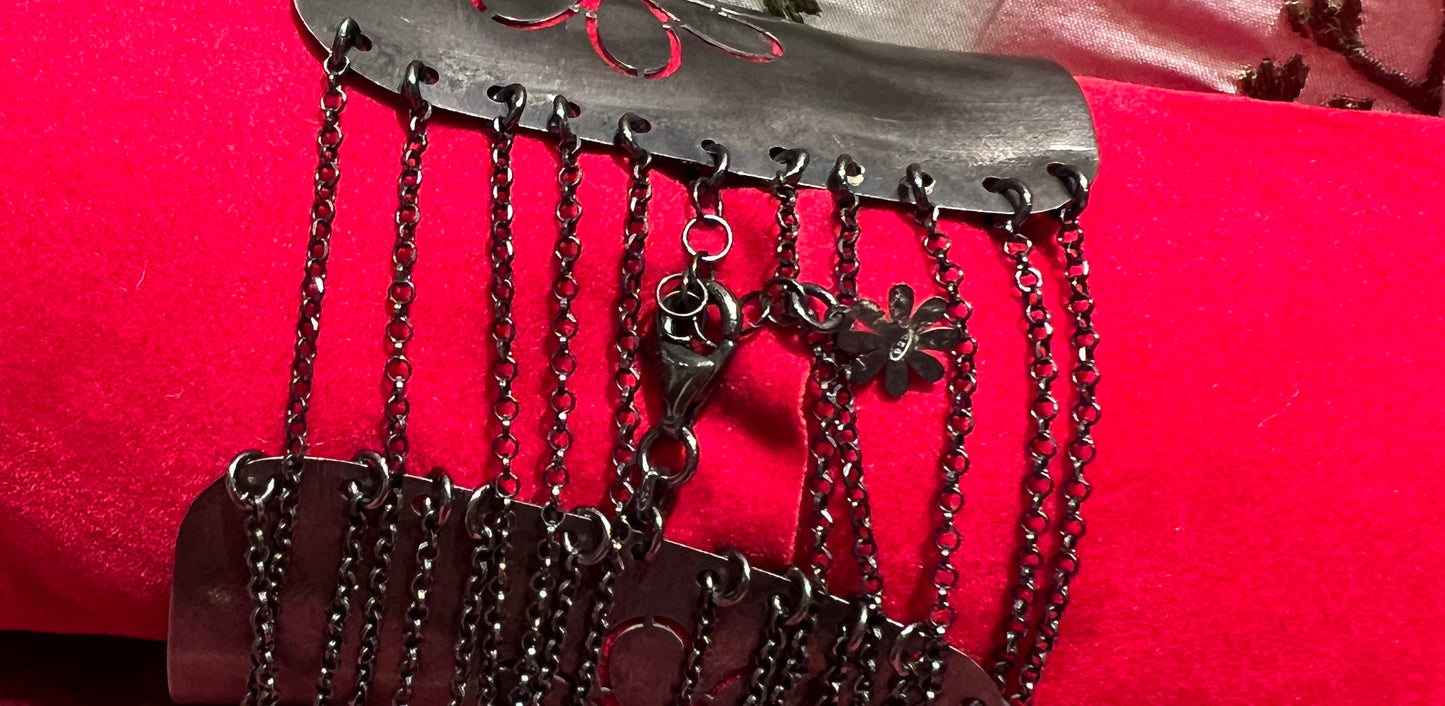 Bracciale argento rigido