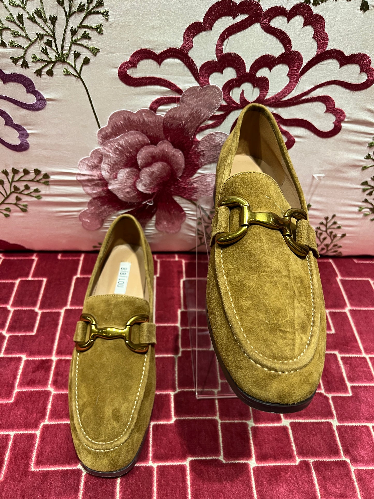 Bibi Lou -50% di sconto mocassino camoscio con fibbia