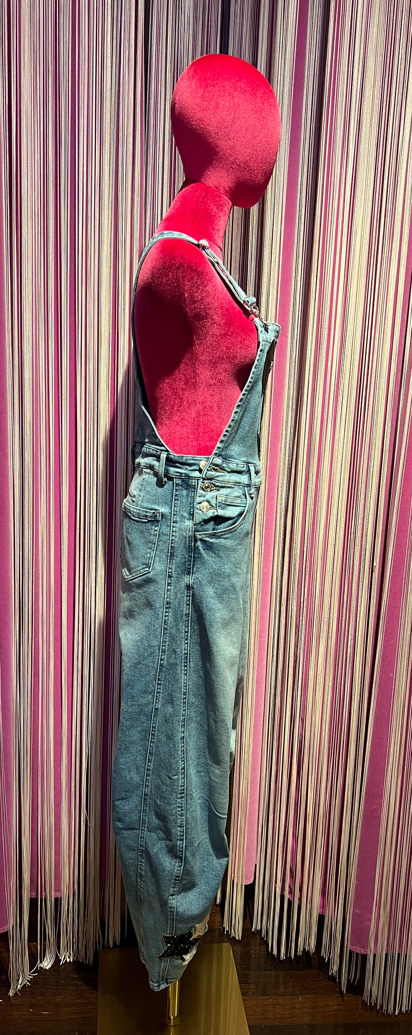 Pds jumpsuit jeans con Topolino