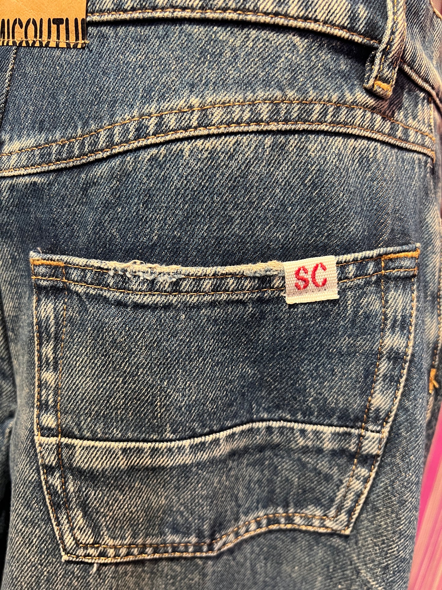 Semicouture pantagonna jeans denim