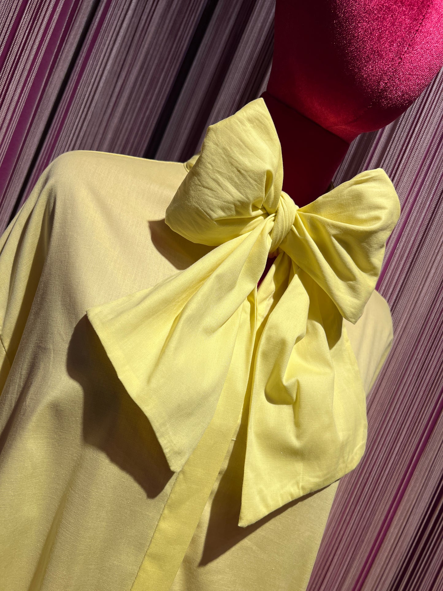 The room camicia oversize in cotone con fiocco