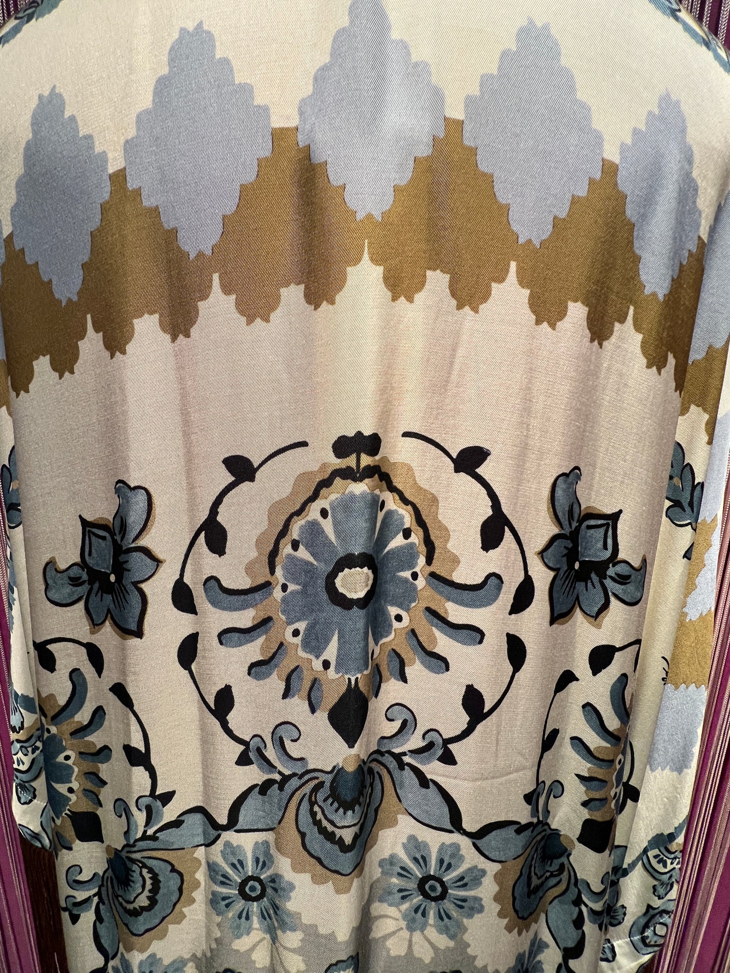 Dahlo kimono fantasia azzurro polvere