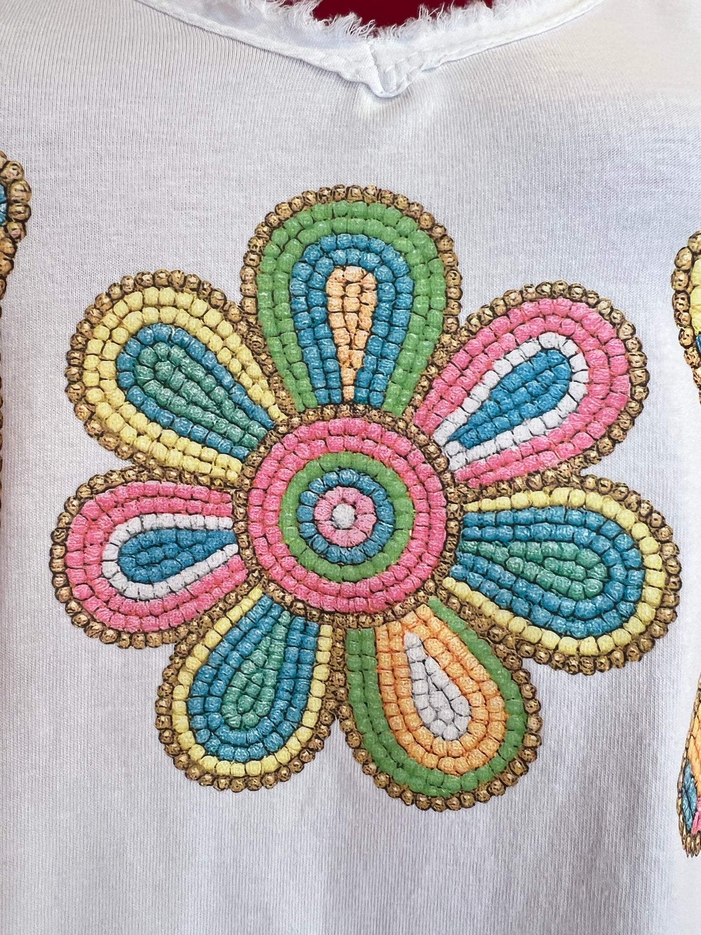 Mon amour Paris -20% di sconto t shirt bianca scritta joy multicolor