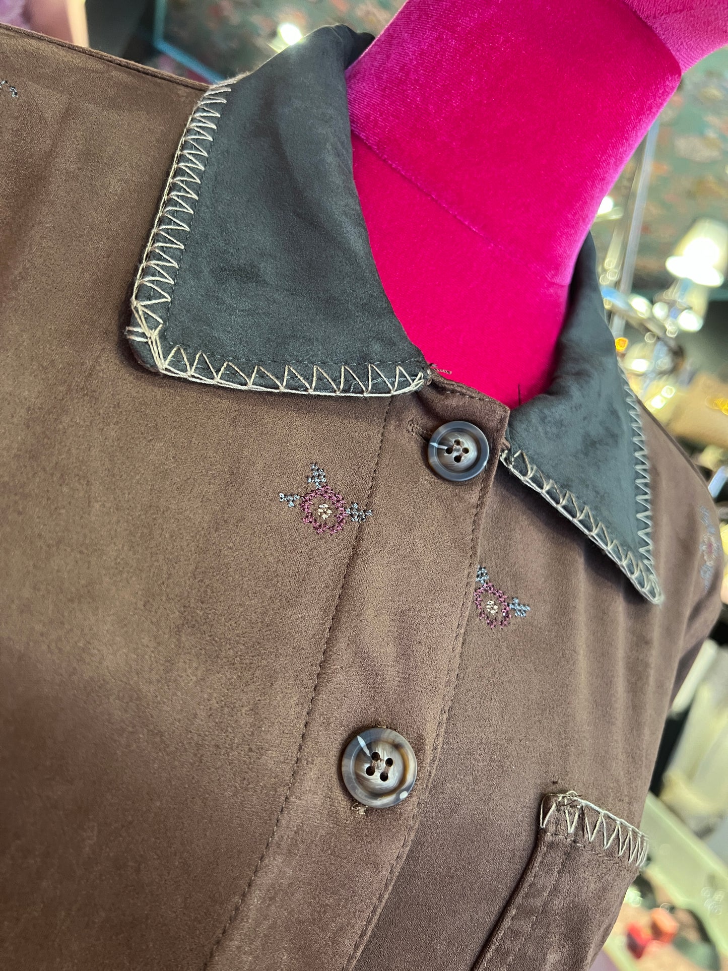 Mon amour Paris giacca camicia ecosuede
