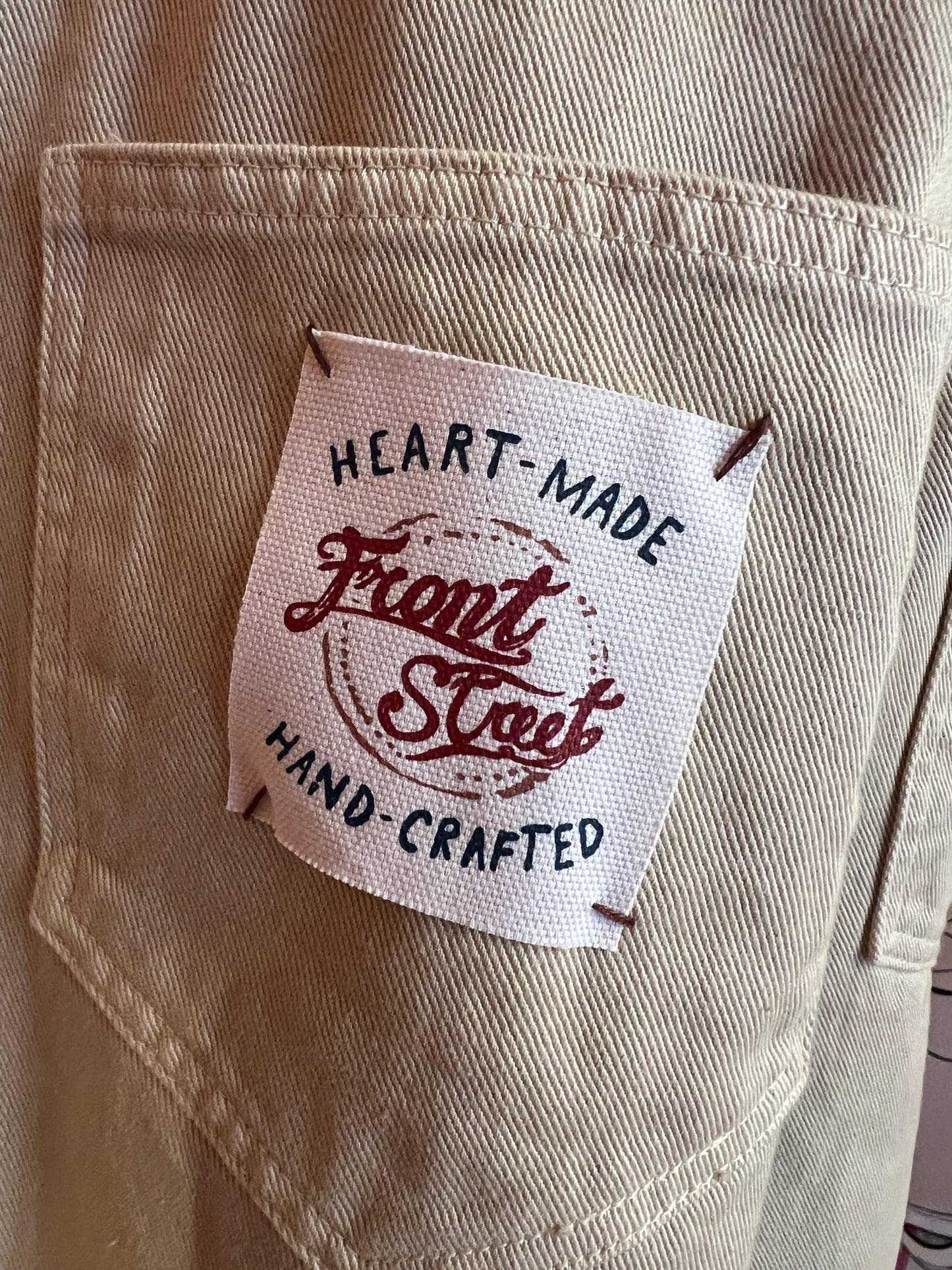 Front street -50% di sconto pantalone largo con laccetto corda