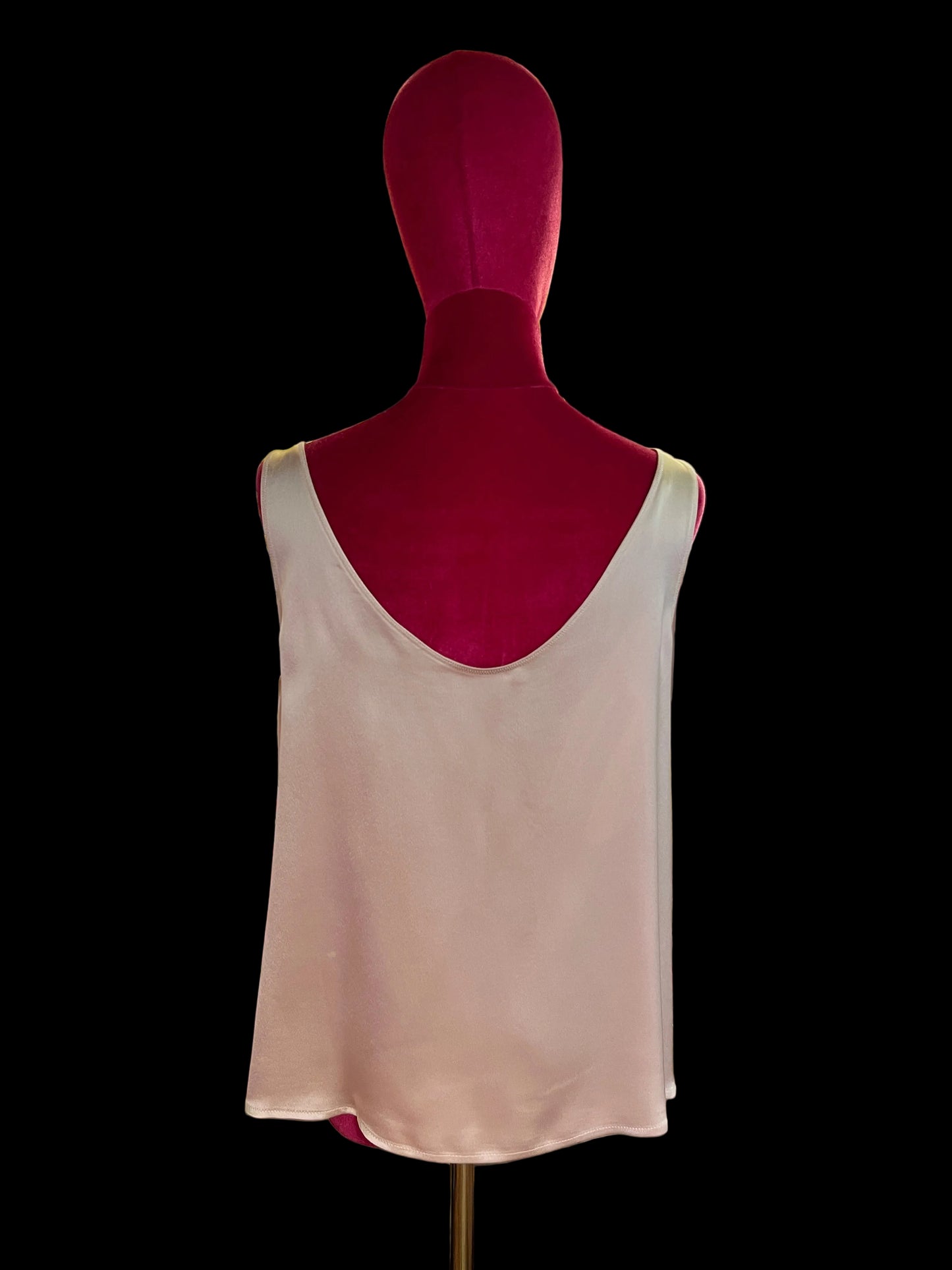 Maliparmi top in cady rosa chiaron