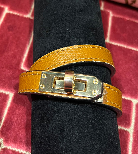 Bracciale vera pelle cuoio