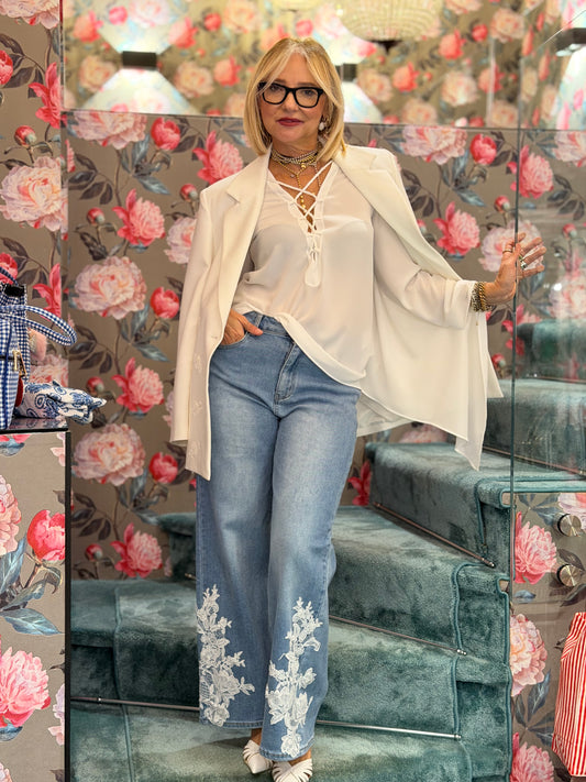 Dahlo camicia bianca