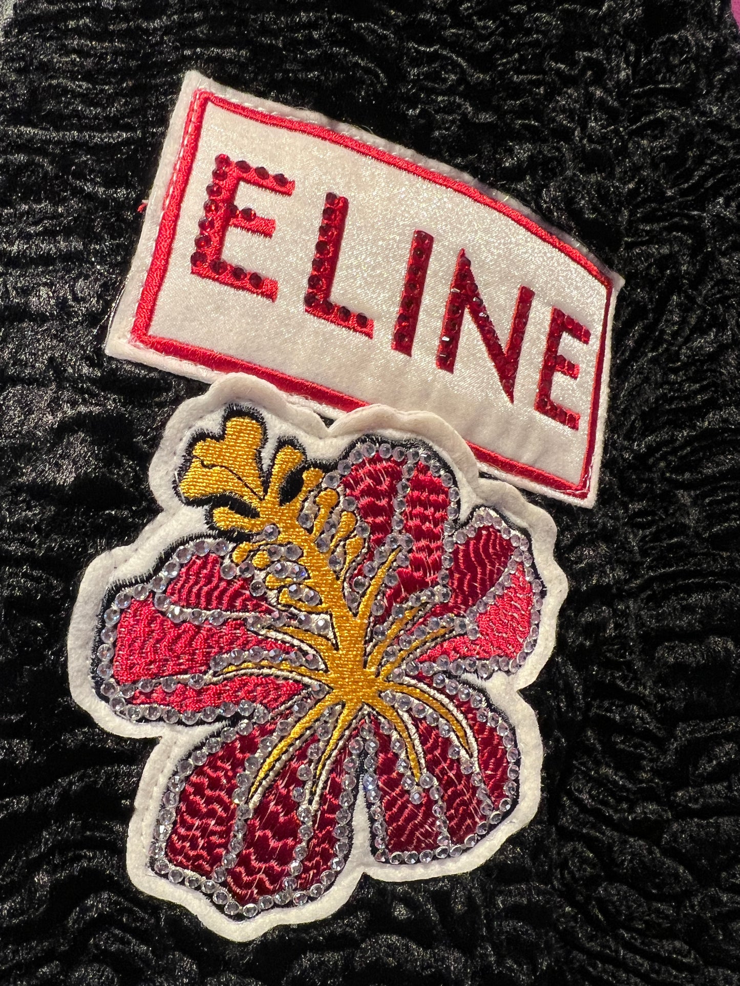 5 Progress cappotto ecopelliccia astrakan con patch
