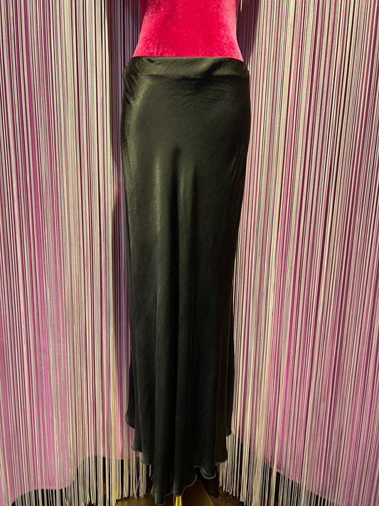 Love & roses gonna a sirena testa di moro in satin elastico in vita