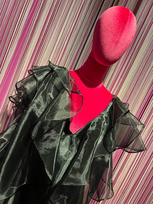 Silence Limited sconto-50% di sconto abito organza con volant