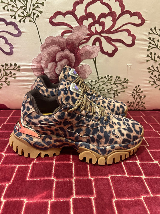 Joia Paris sneaker chunky stampa animalier