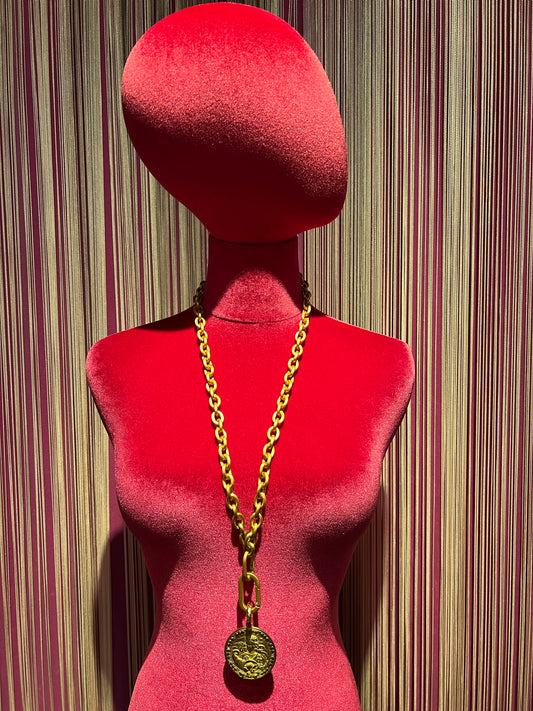 Aleva’ collana con ciondolo zodiaco vergine oro satinato