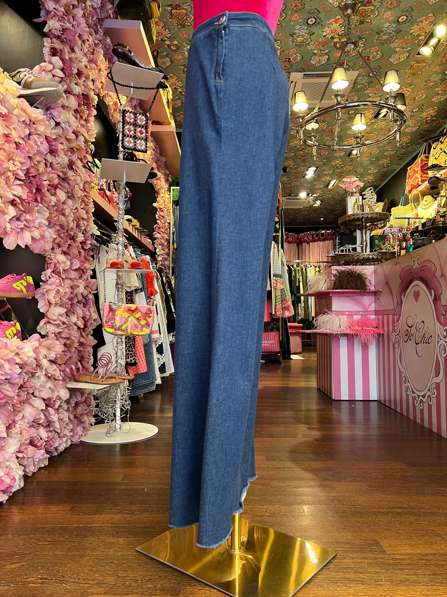 Shaft occasione imperdibile jeans zampa denim silk stretch