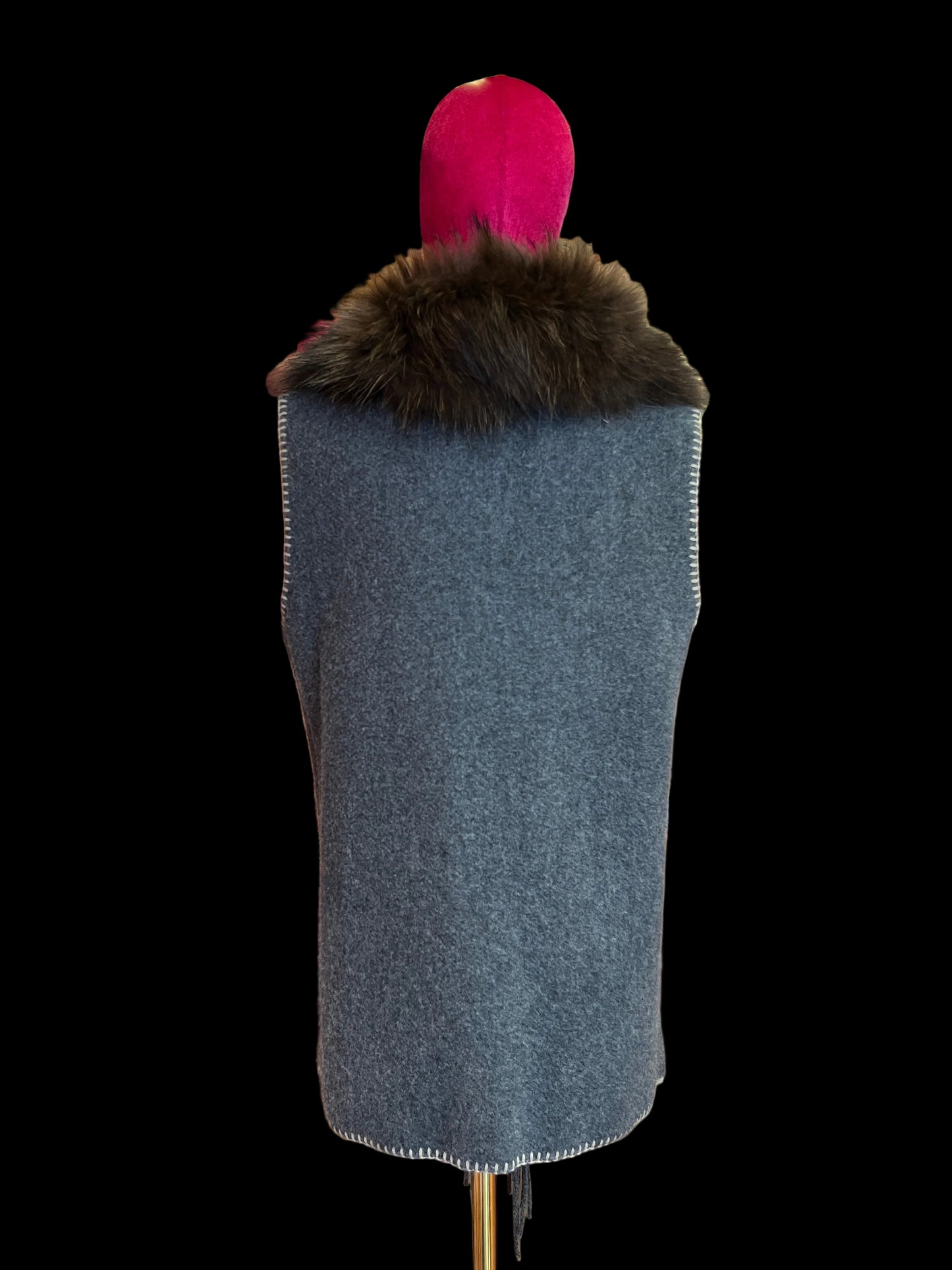 Bazar deluxe giaccone più gilet rimovibile con pelliccia raccoon