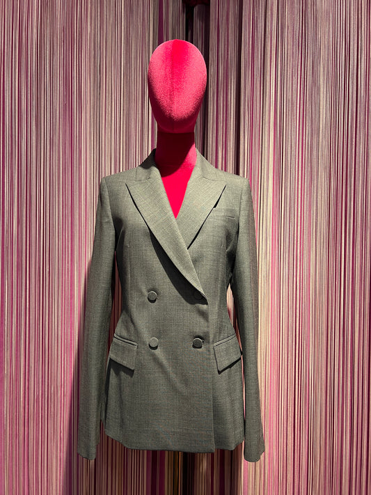 Semicouture giacca doppiopetto grigio medio