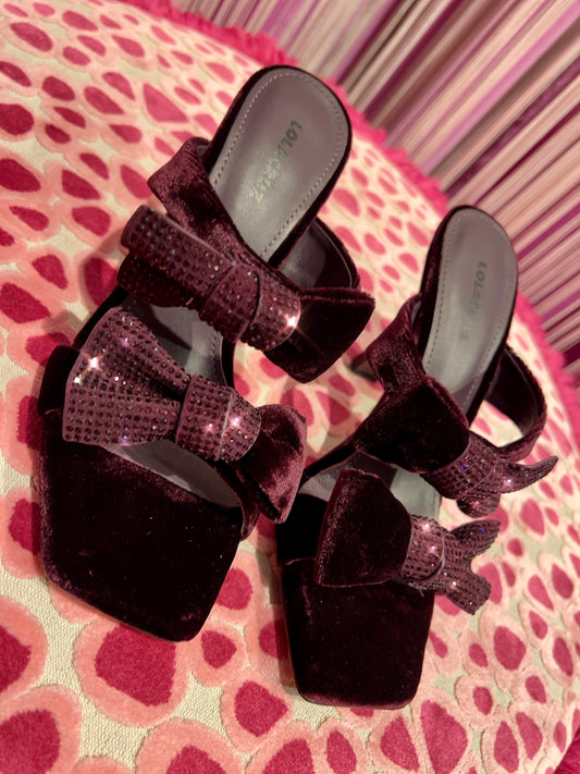 Lola Cruz -50% di sconto sandalo velluto🎀