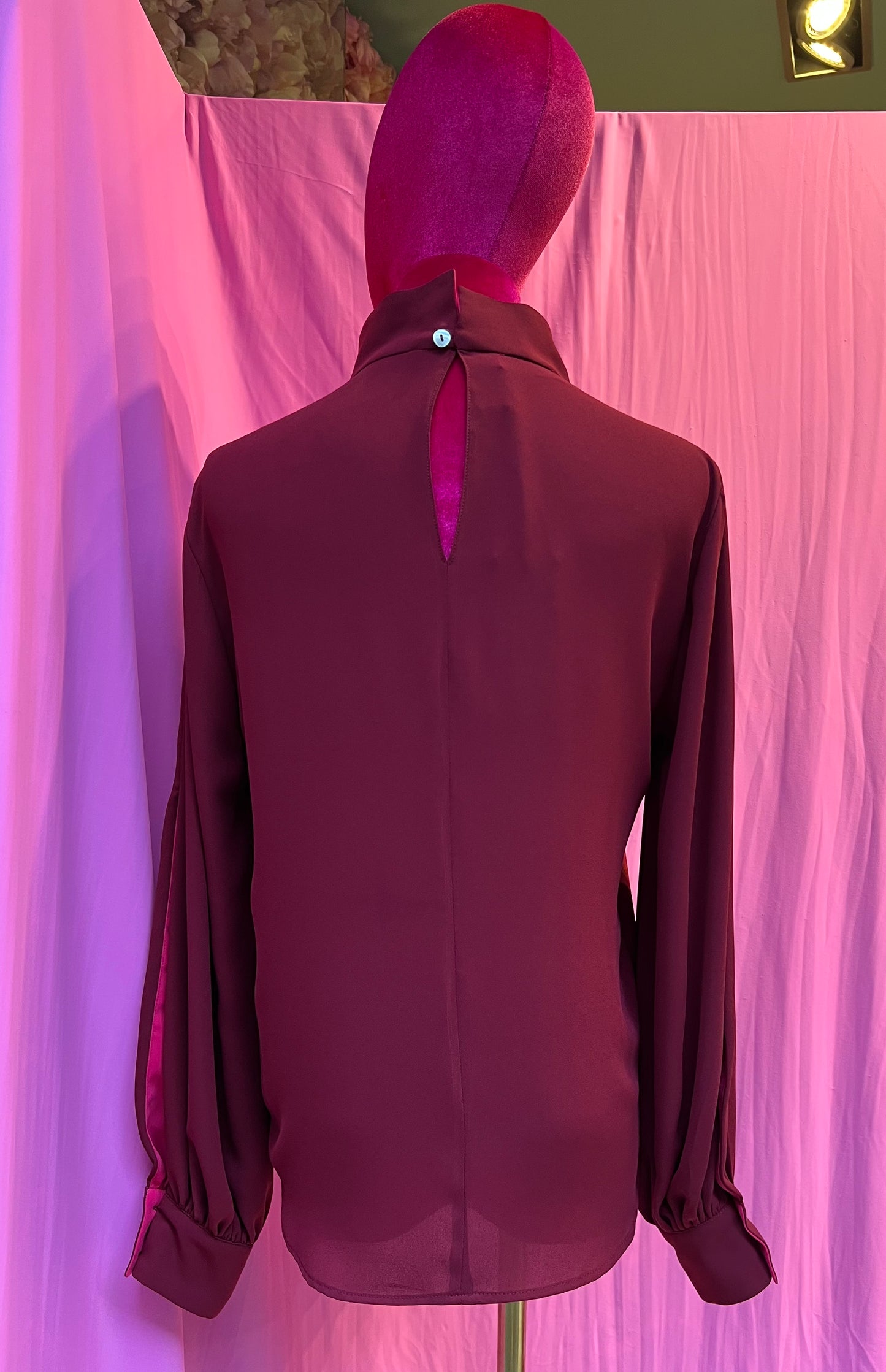 Maesta camicia georgette bicolore
