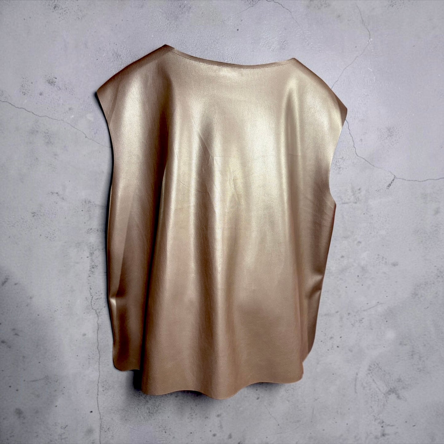 Love&roses top ecopelle cioccolato misura unica vestibilità 40-48 🤎👚