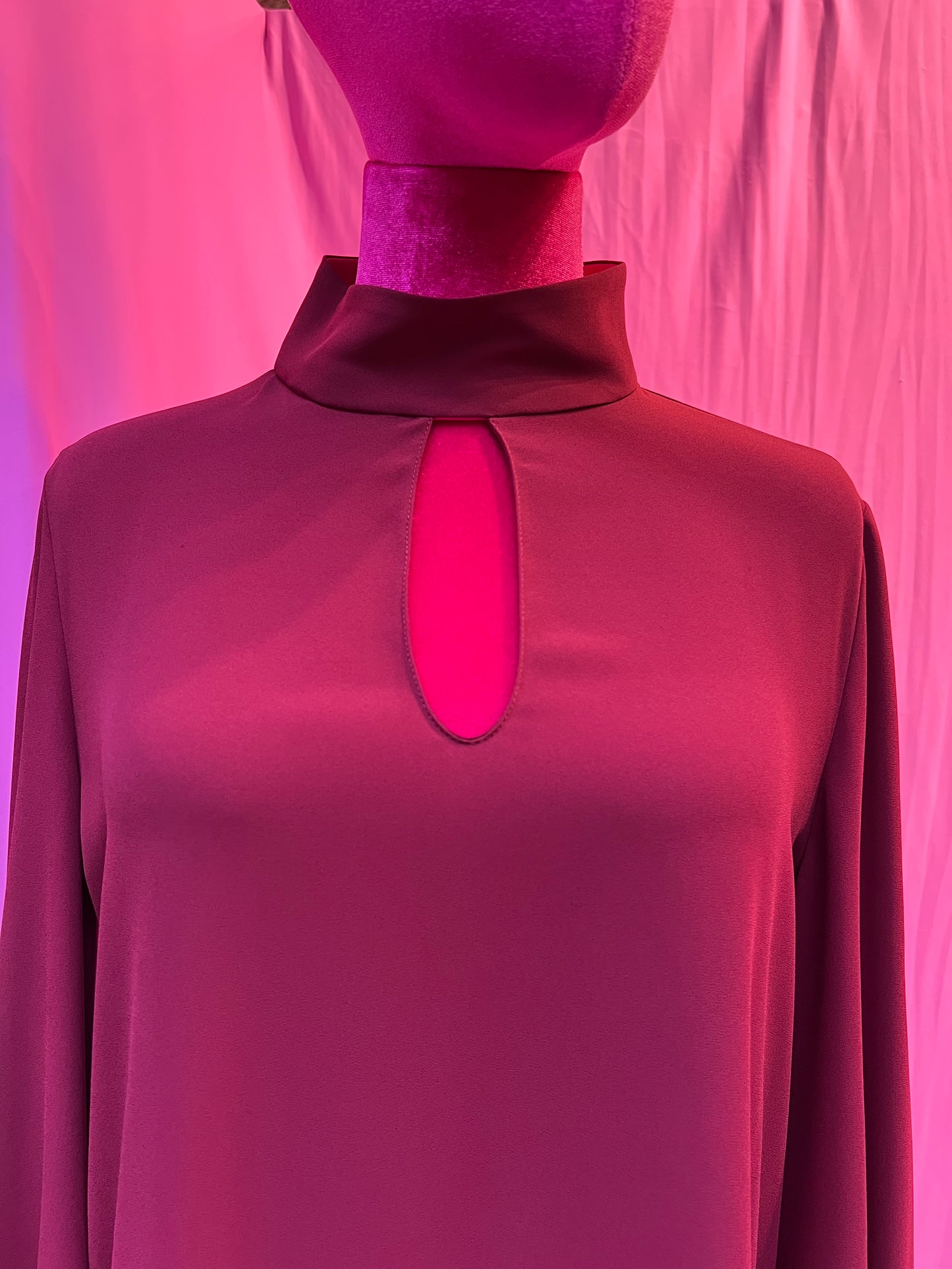 Maesta camicia georgette bicolore