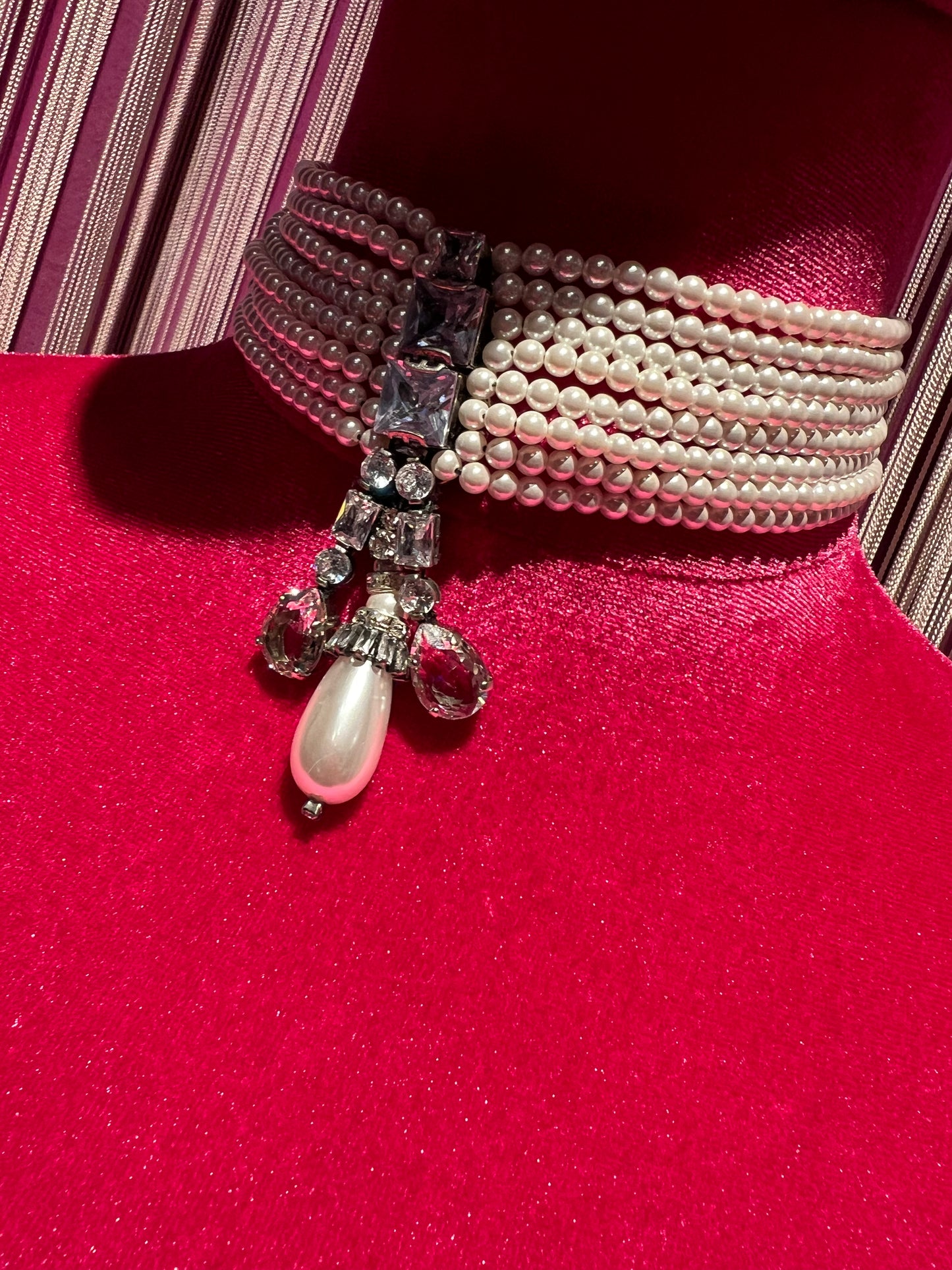 Radà accessori choker perle e Swarovski