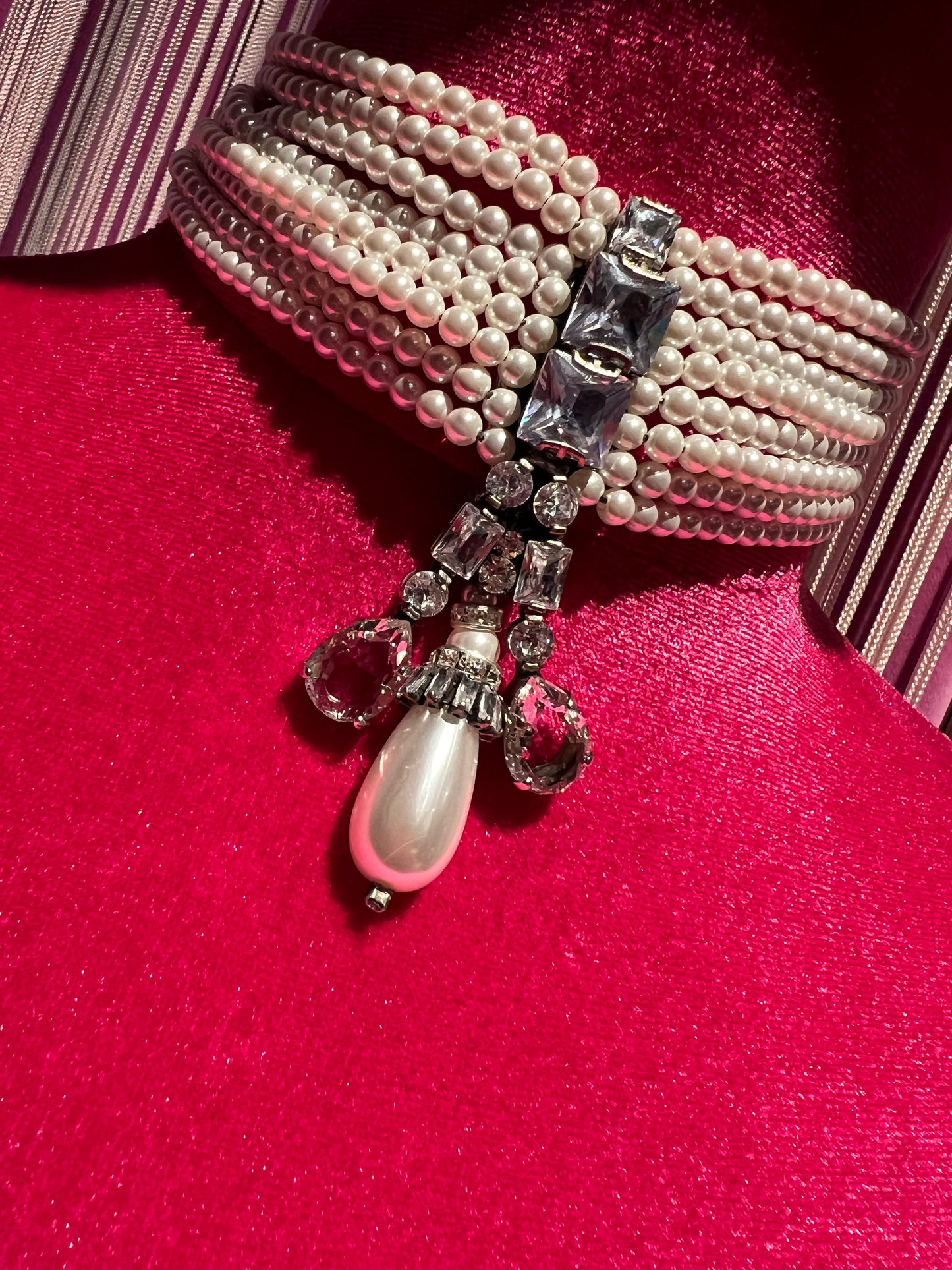 Radà accessori choker perle e Swarovski