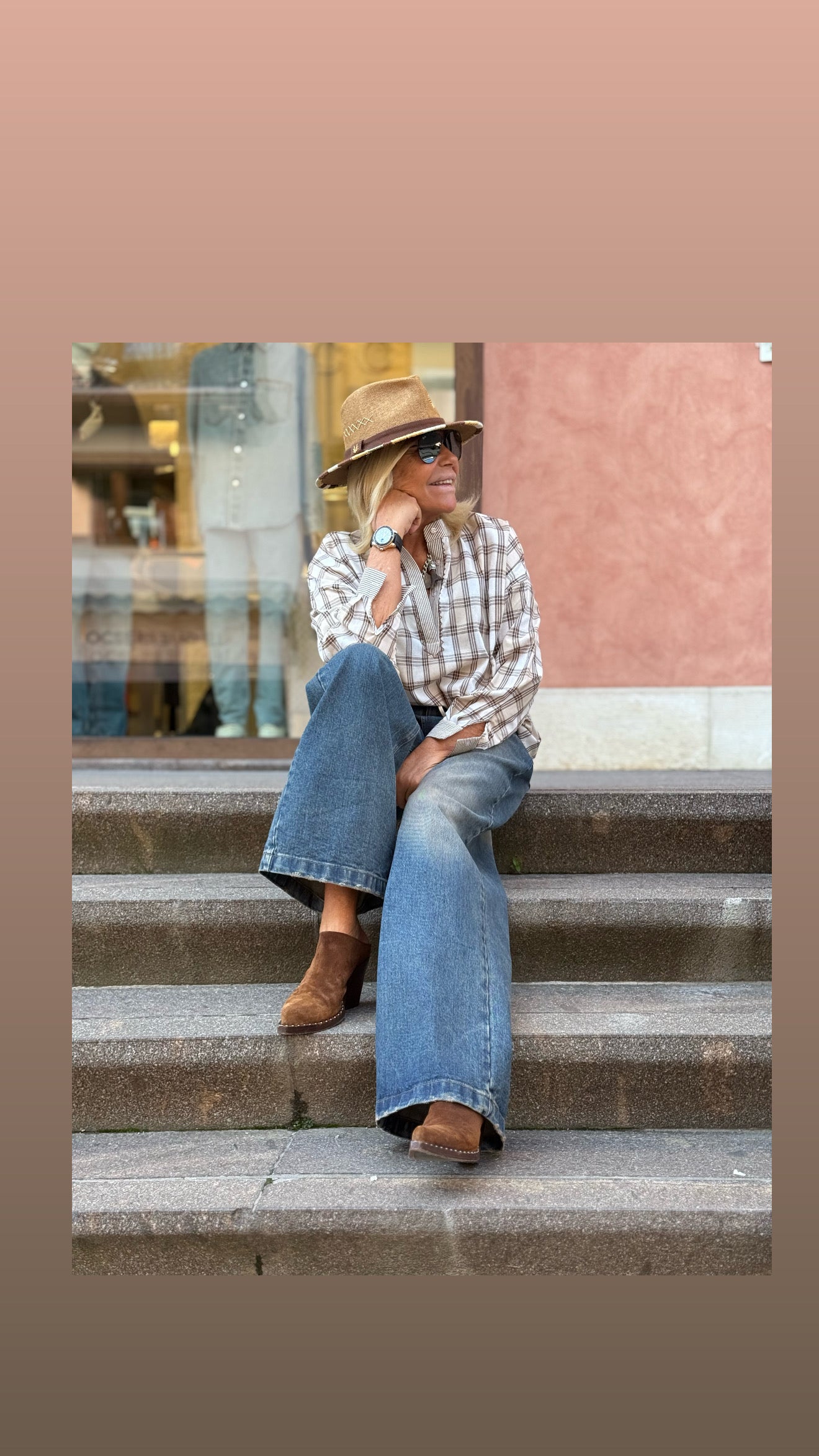 Front street jeans denim con laccetto vestibilita’ ampia