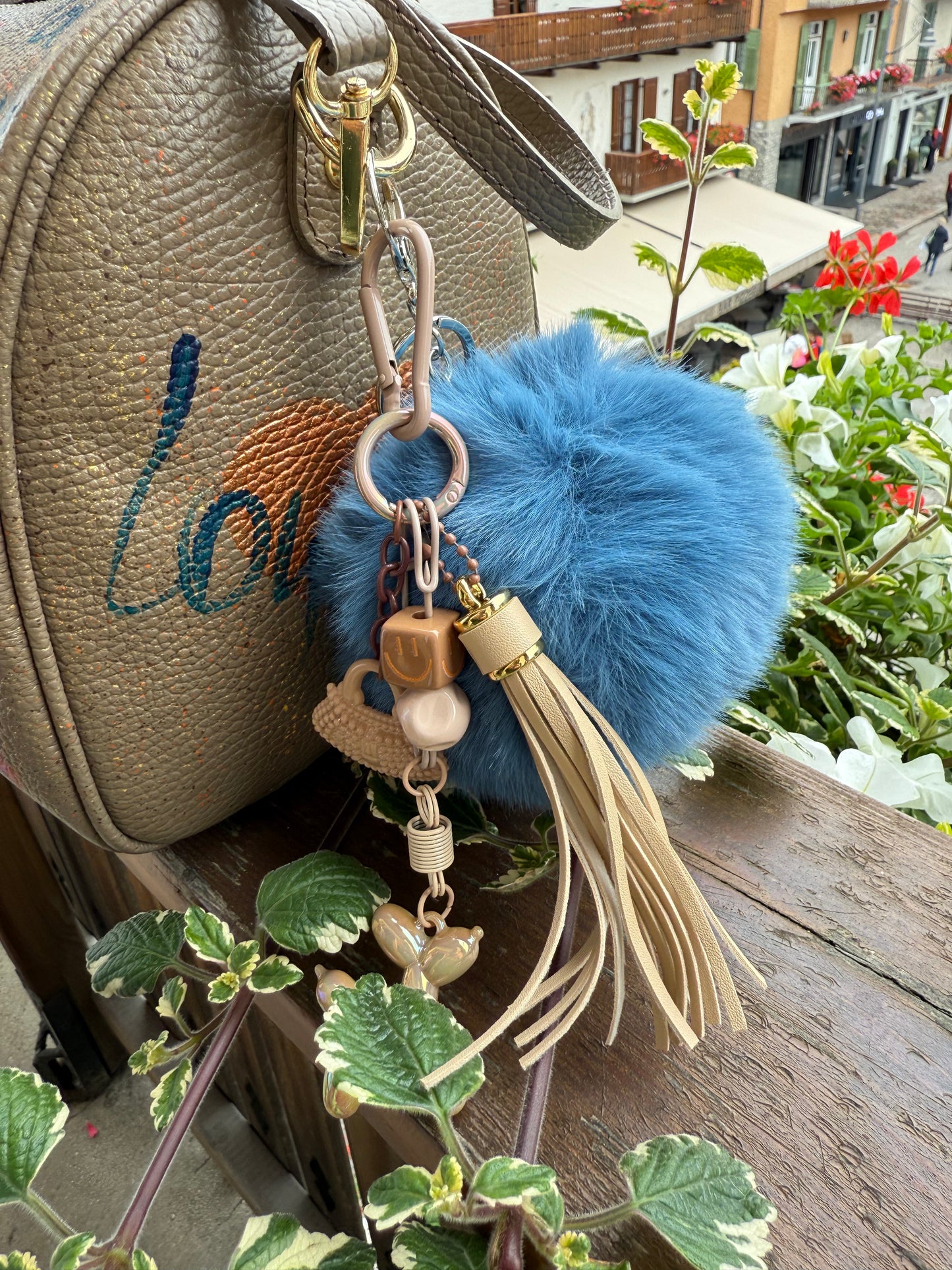 ABpink🩷 borsa Love Cortina in pelle compresa di tracolla