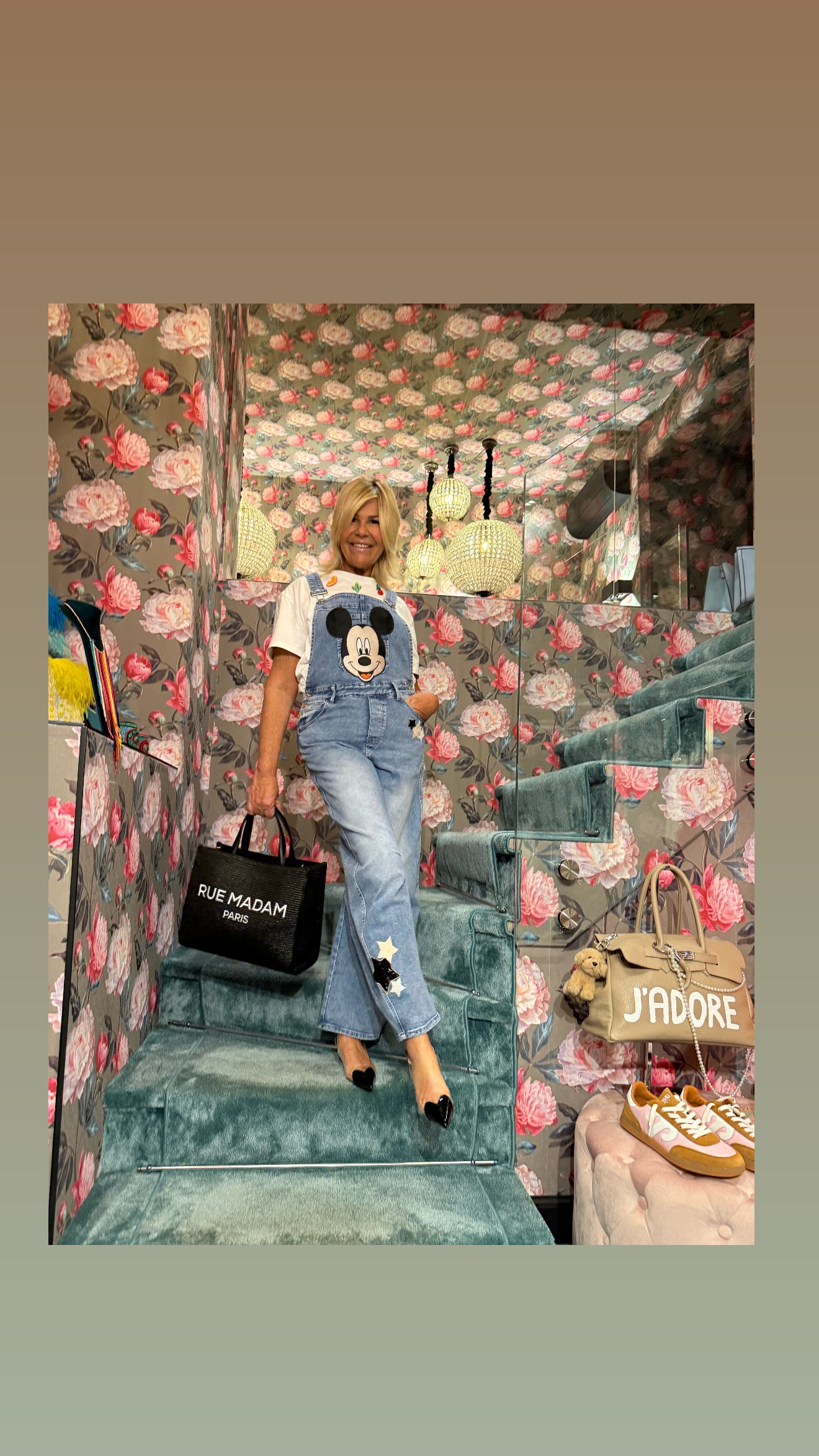 Pds jumpsuit jeans con Topolino