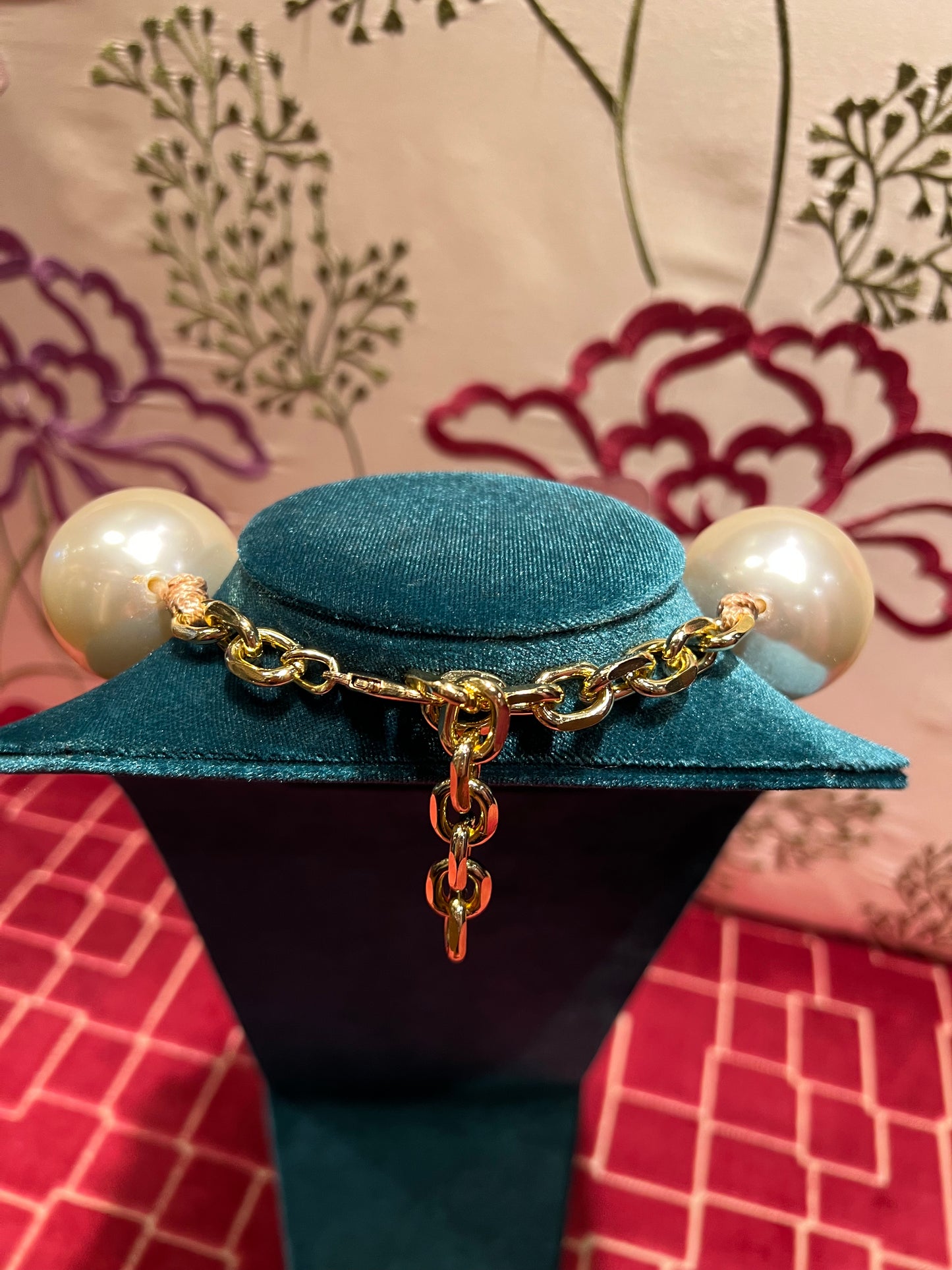 Collana perle grandi bianche