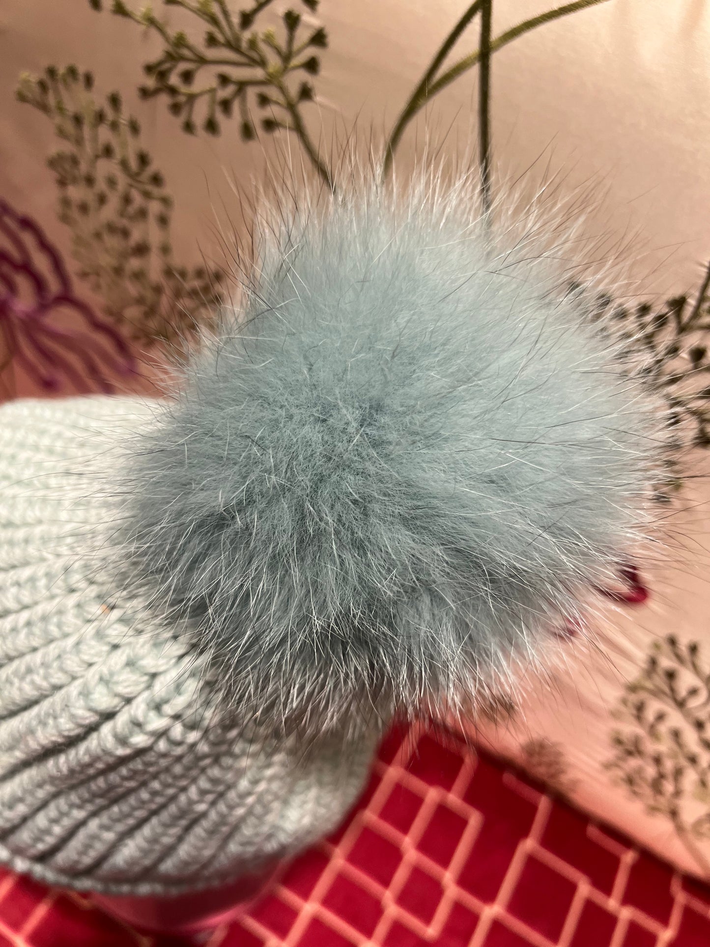 N.4 -50% di sconto cappello maglia tiffany con pon pon