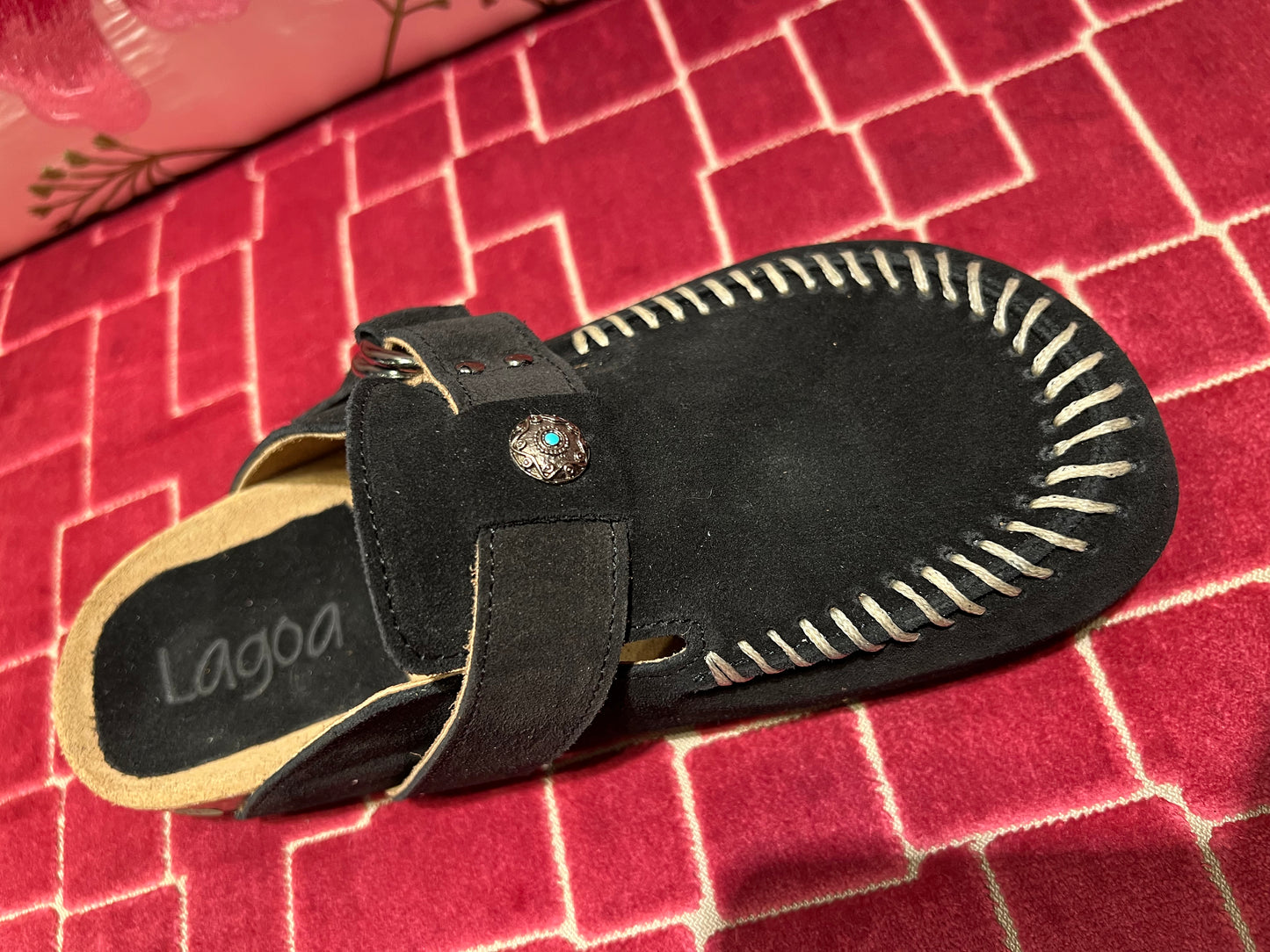 Lagoa meno 50% open shoes Negril nero