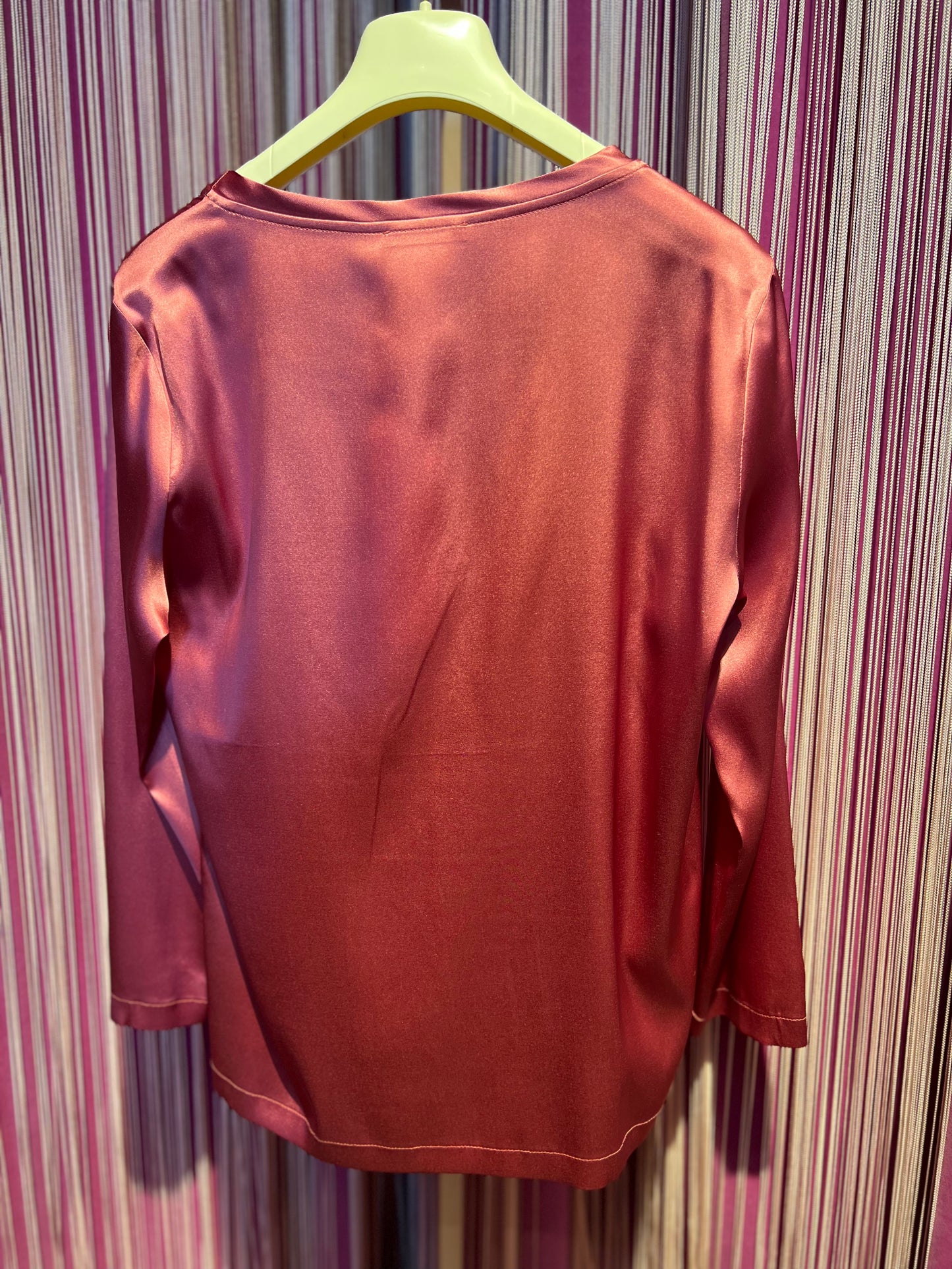 Hanami D’or blusa m/l seta geranio