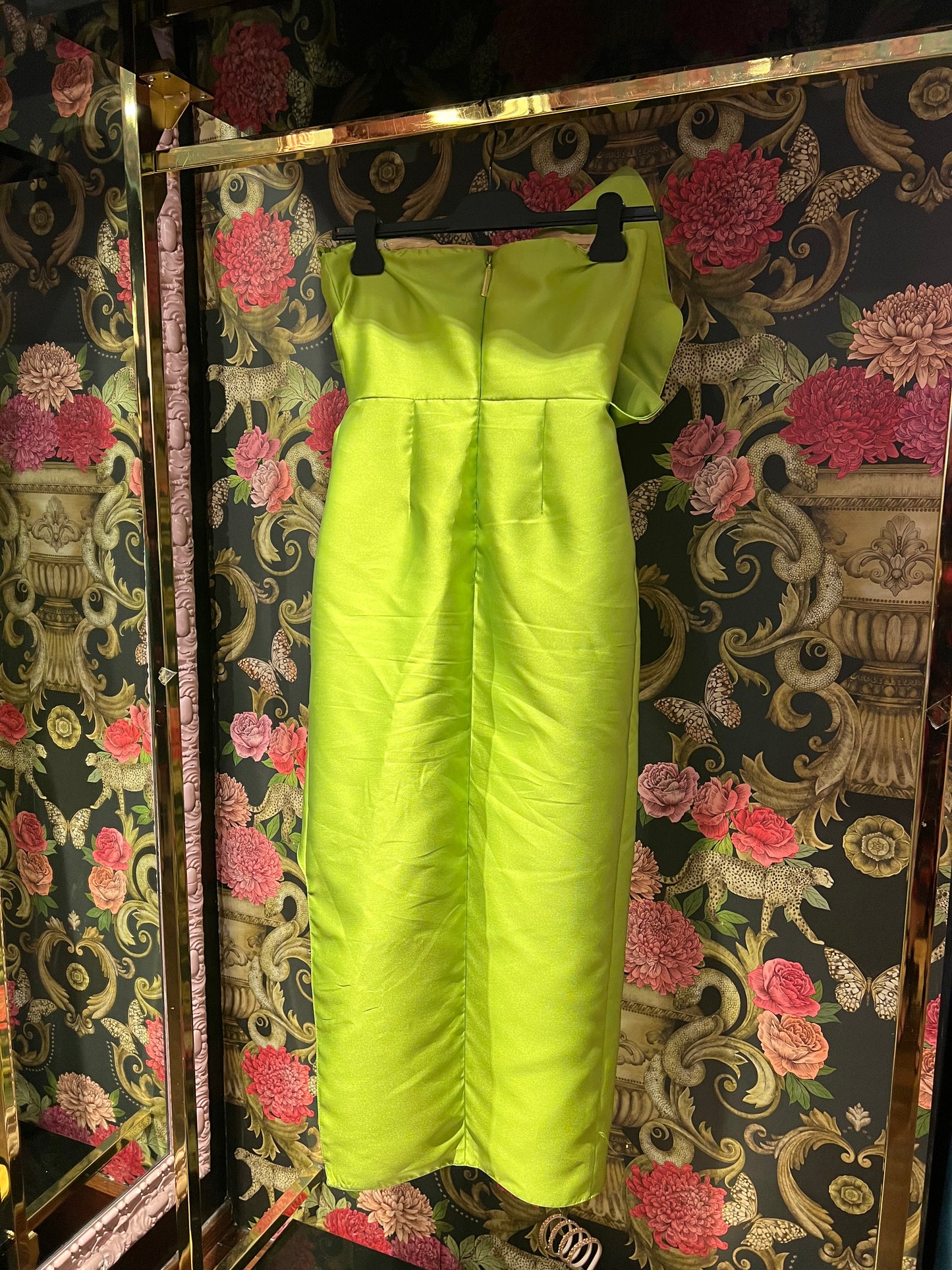 Simona Corsellini meno 50% abito rouche lime