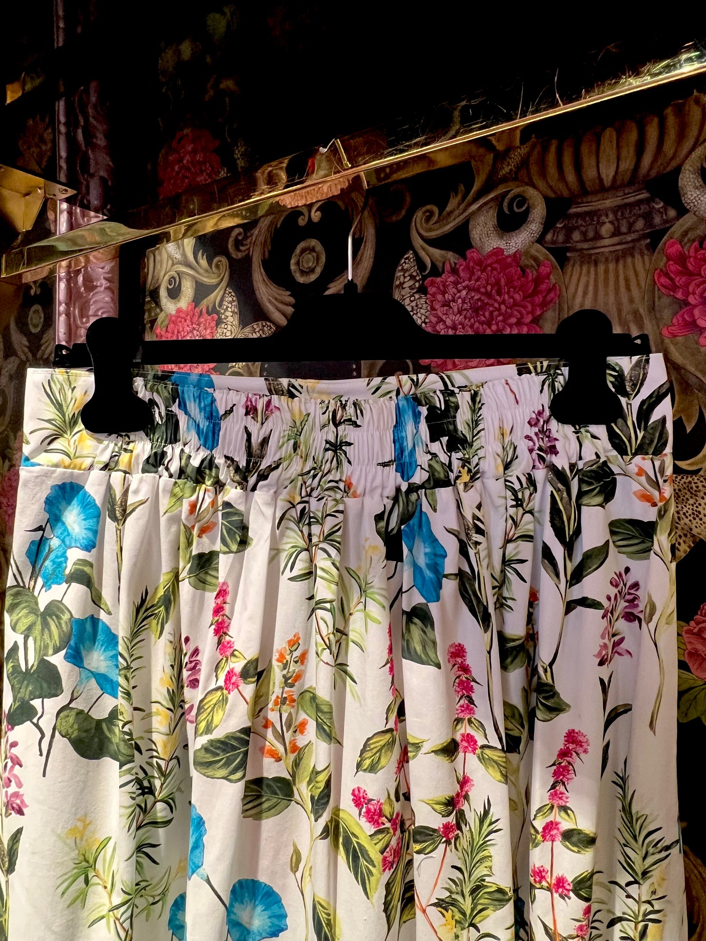 Gina Gorgeous meno 50 % gonna balze stampa fiori /sangallo