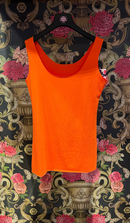 Love&roses canotta meno 50% viscosa arancio