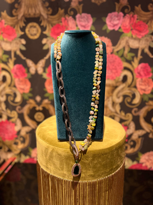 Almala meno 50% collana Queen verde