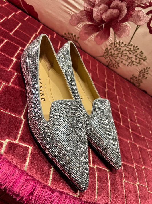 Prosperine ballerina crystal argento