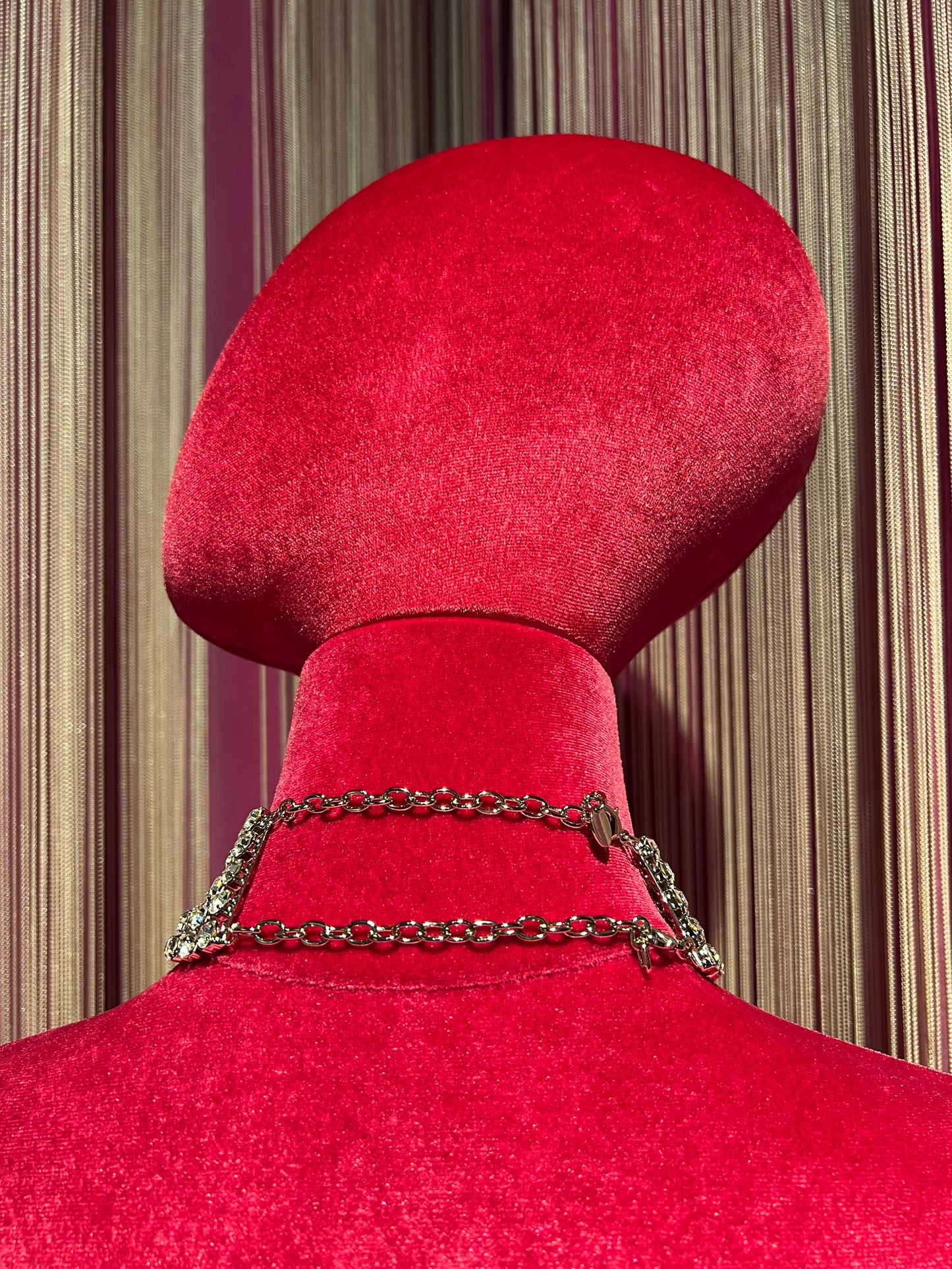 Choker 5 fili cristalli