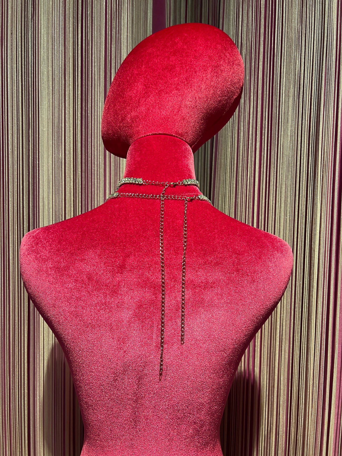 Choker Swarovski montatura argentata